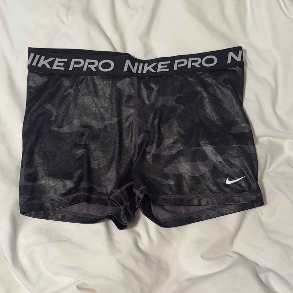 Nike Pro Black Camo Shorts